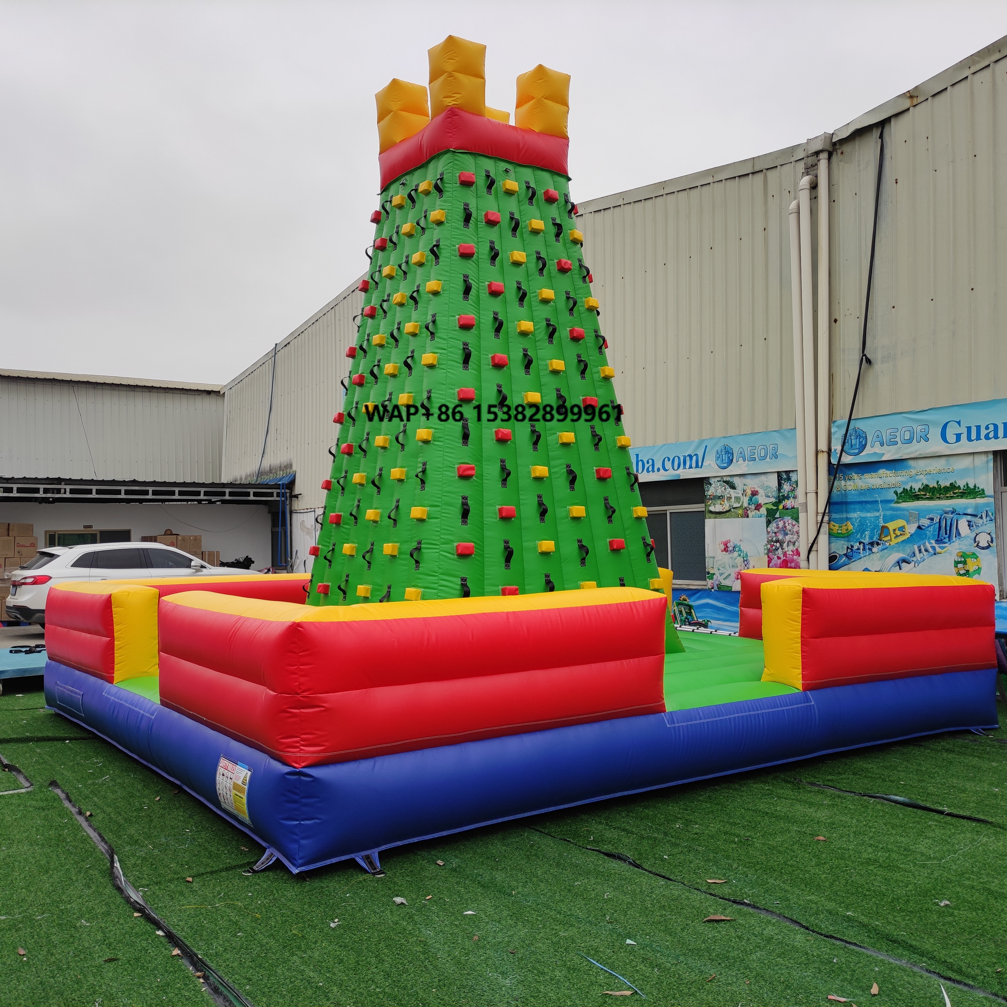 Outdoor Inflatable Rock Climbi - Kids Outdoor Climbing Wall のレビューと価格