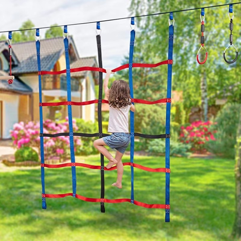 Outdoor Colored Ribbon Climbin - Kids Outdoor Swing のレビューと価格