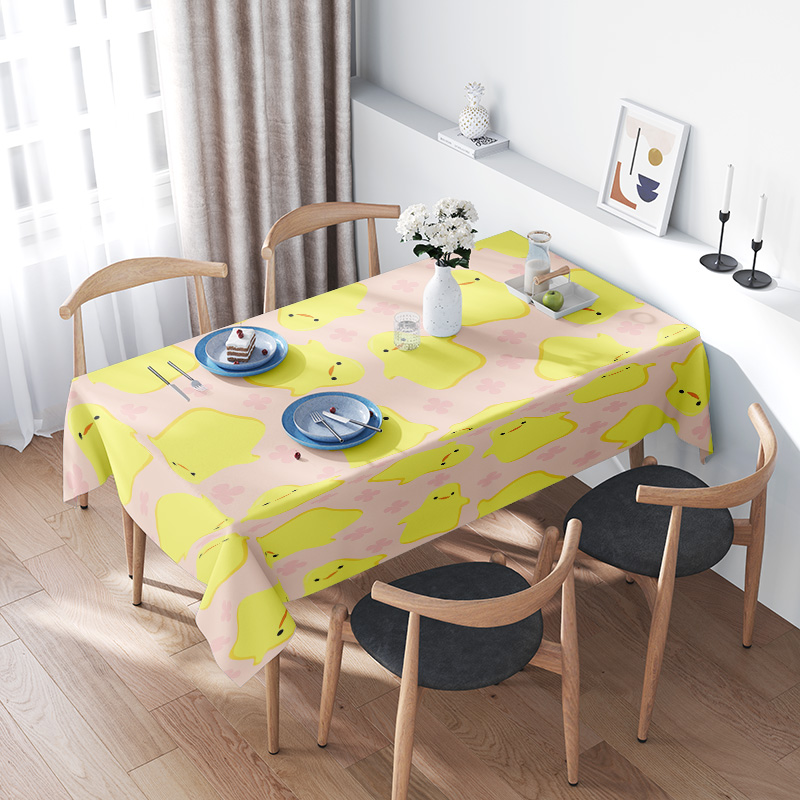 Cute Cartoon Chicken Tableclot - Kids Outdoor Dining Set のレビューと価格