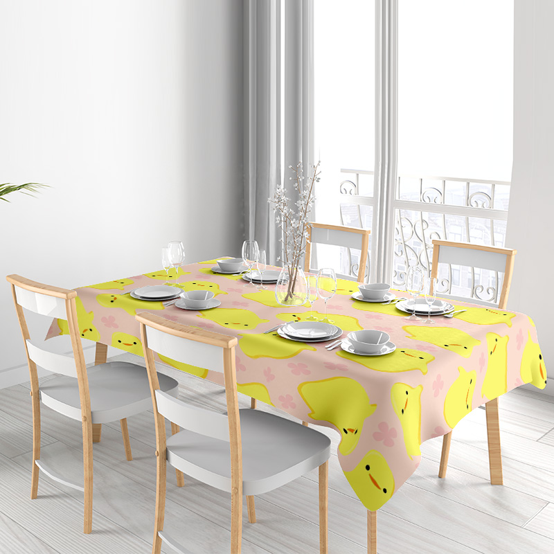 Cute Cartoon Chicken Tableclot - Kids Outdoor Dining Set のレビューと価格
