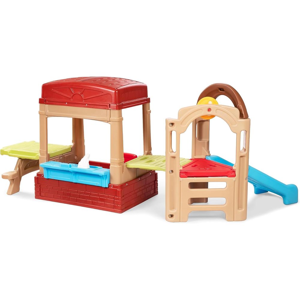 Simplay3 Sunny Slide and Climb - Kids Outdoor Picnic Table のレビューと価格