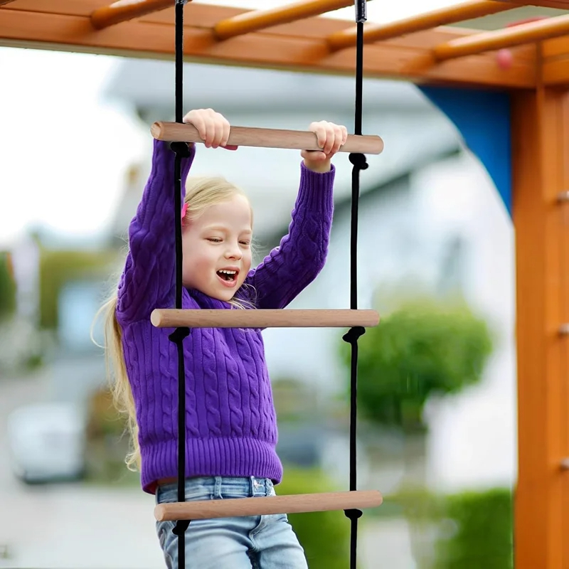 Children Climbing Rope Ladder  - Kids Outdoor Swing のレビューと価格
