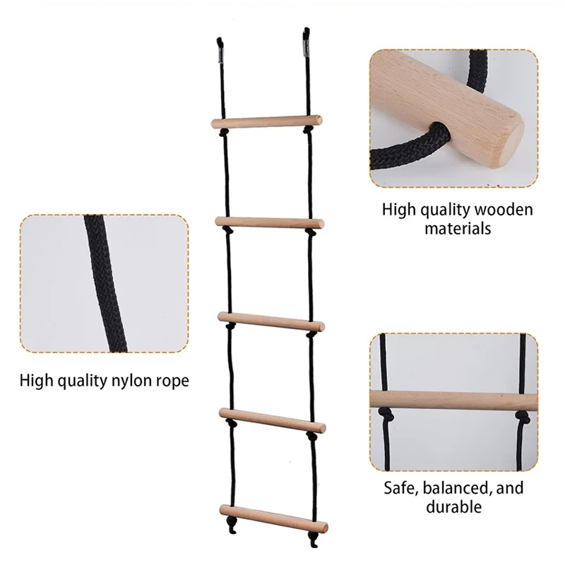 Children Climbing Rope Ladder  - Kids Outdoor Swing のレビューと価格