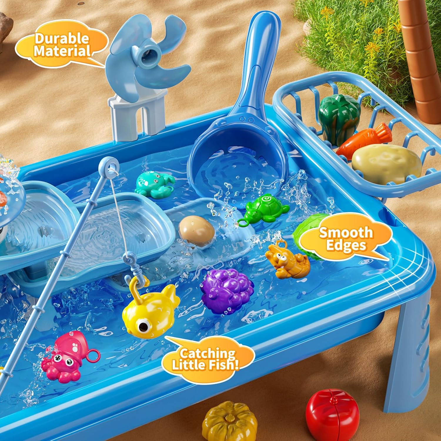 Water Table Play Sink Toy for  - Kids Outdoor Picnic Table のレビューと価格