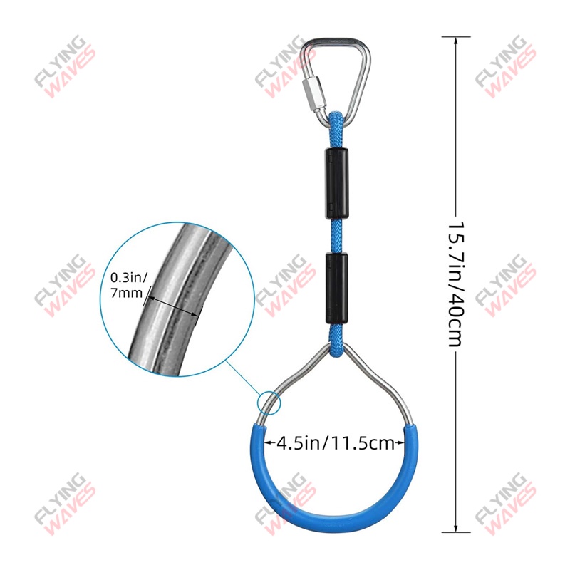 Kids Hanging GYM Ring Swing Cl - Kids Outdoor Swing のレビューと価格