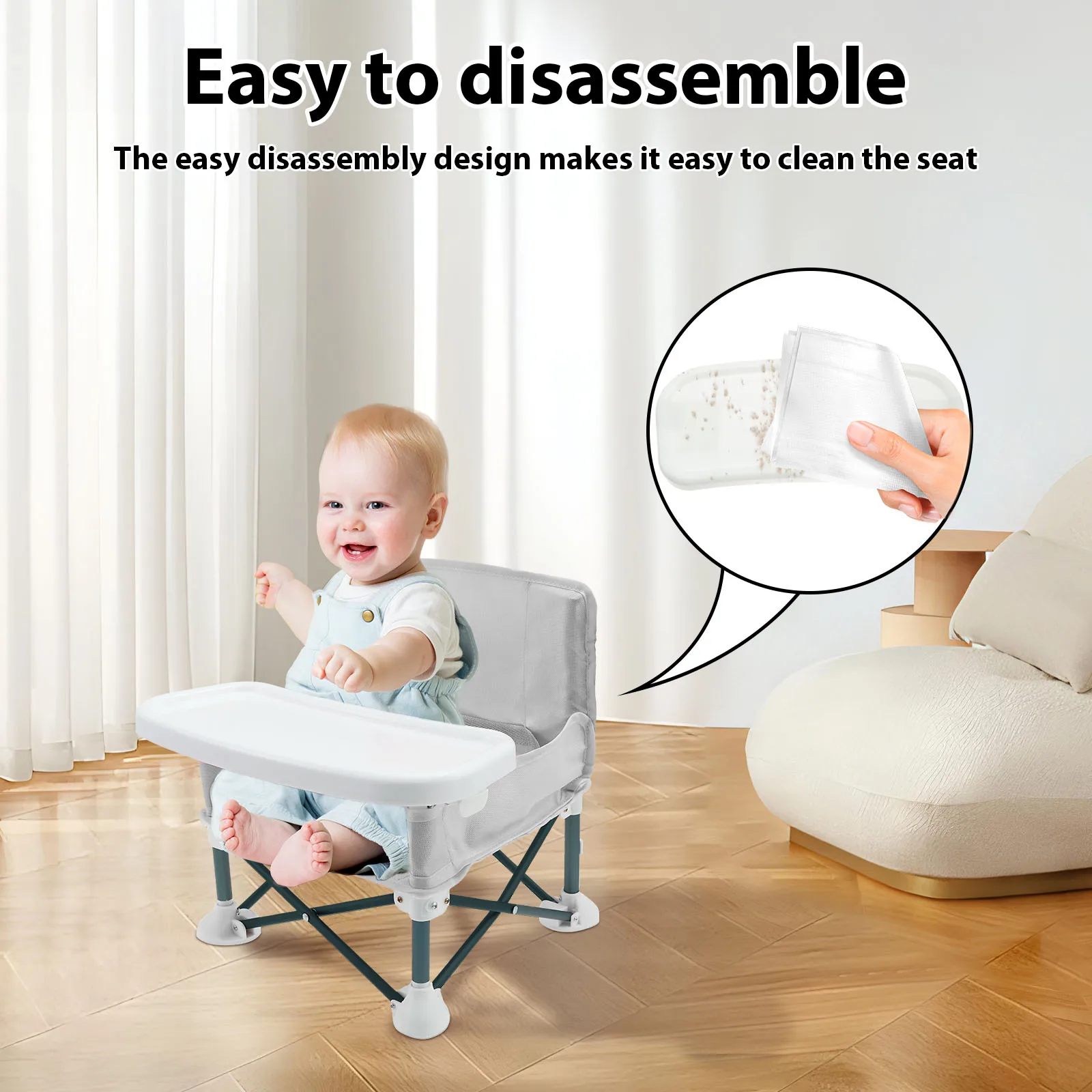 Toddler Booster Seat with Chil - Kids Outdoor Foldable Chair のレビューと価格