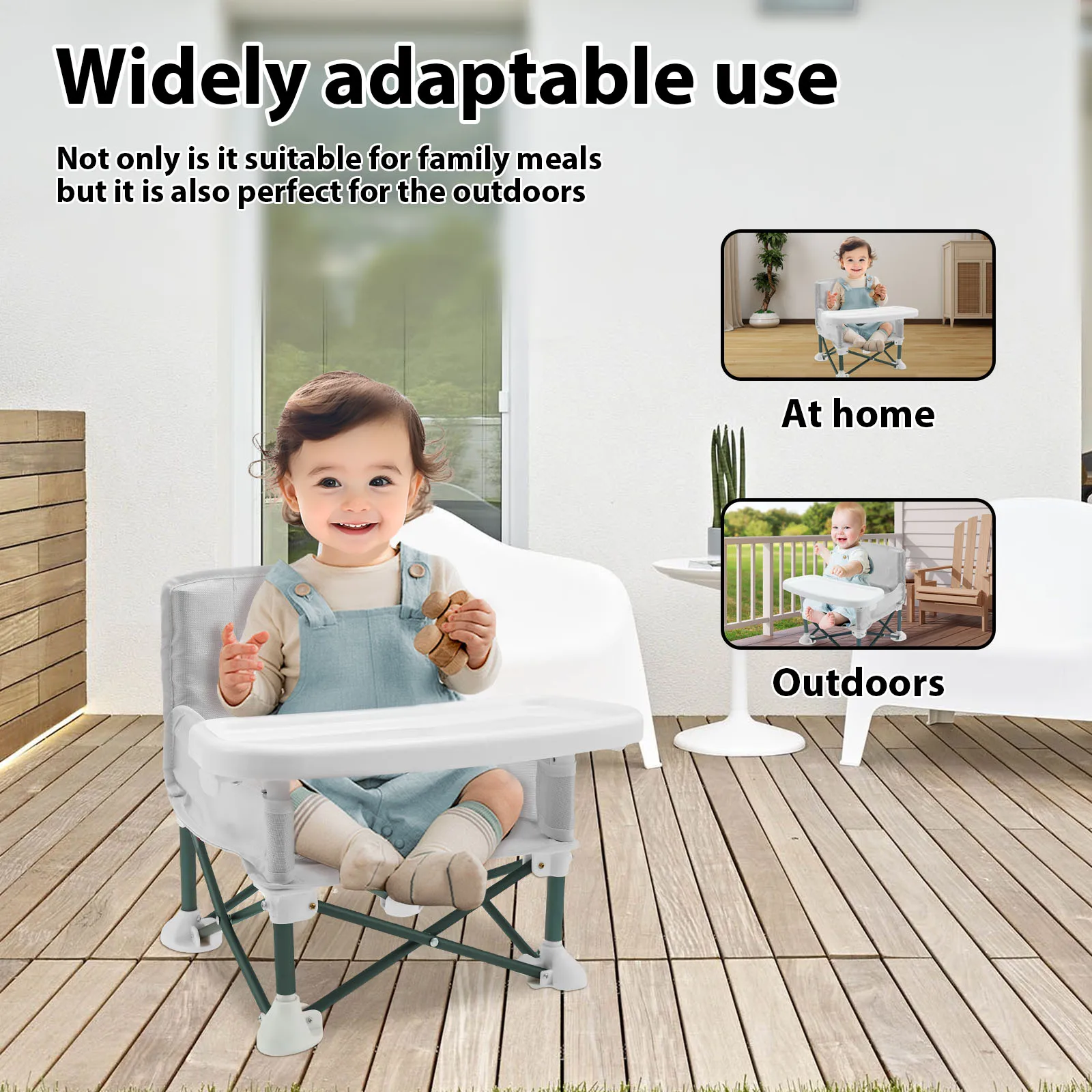 Toddler Booster Seat with Chil - Kids Outdoor Foldable Chair のレビューと価格