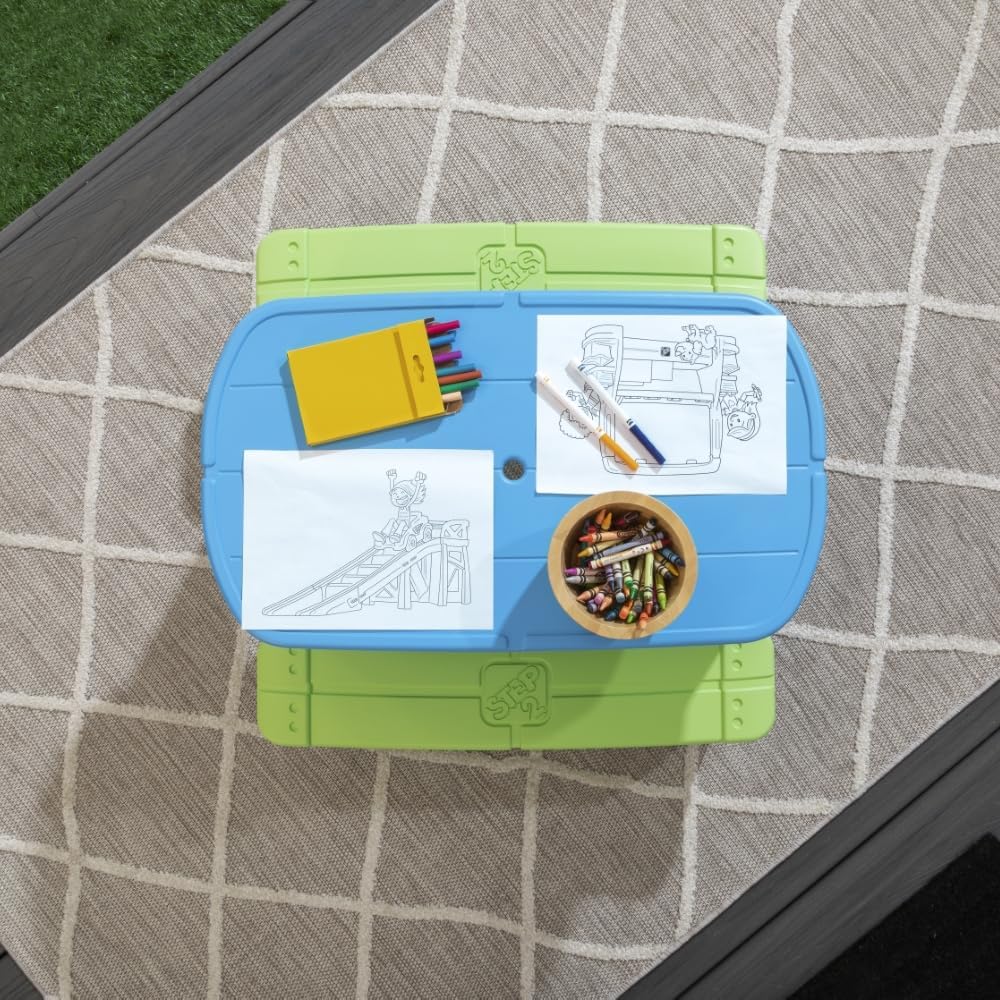 Sun & Shade Kids Picnic Table  - Kids Outdoor Table With Umbrella のレビューと価格