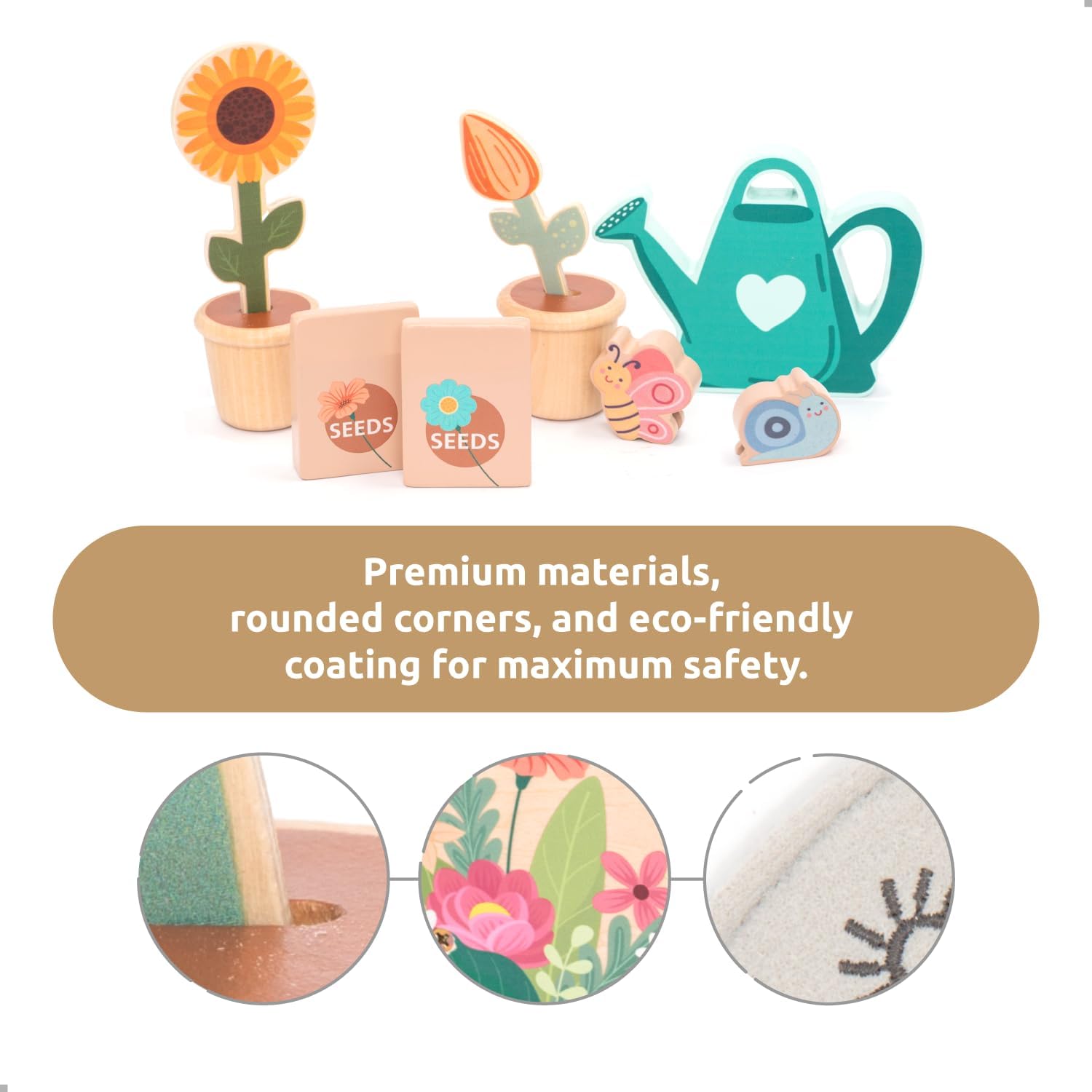 Wooden Garden Play Set – 30 Pc - Kids Outdoor Activity Centre のレビューと価格
