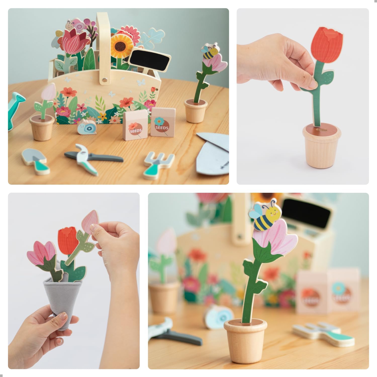Wooden Garden Play Set – 30 Pc - Kids Outdoor Activity Centre のレビューと価格