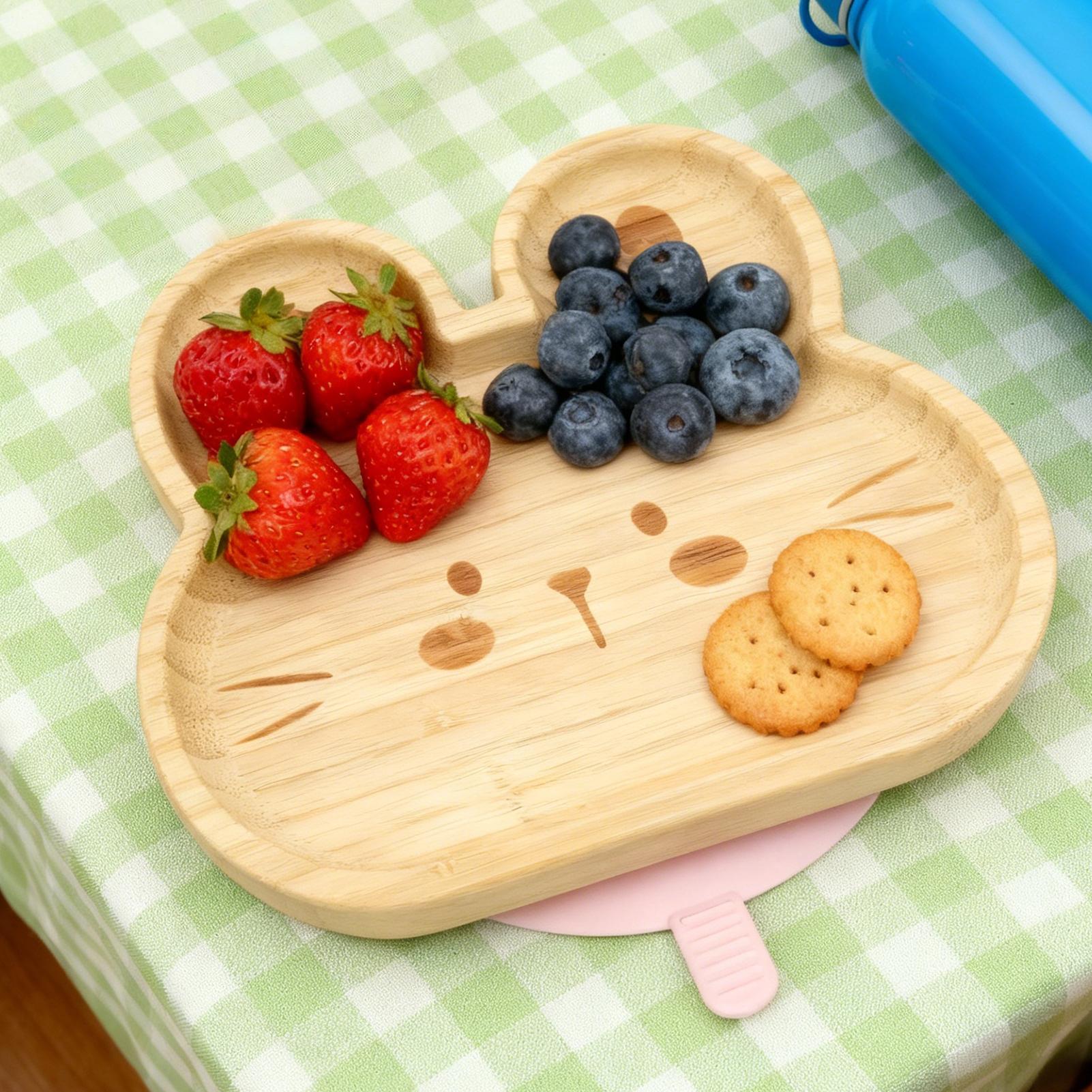Kids Dish Set Cartoon Compartm - Kids Outdoor Dining Set のレビューと価格