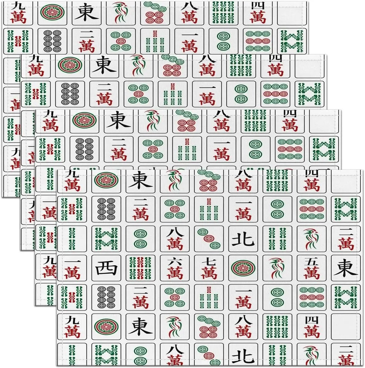Chinese Game Placemats Set of  - Kids Outdoor Dining Set のレビューと価格
