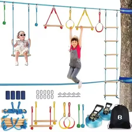 Warrior Obstacle Course Kit fo - Kids Outdoor Monkey Bar Set のレビューと価格