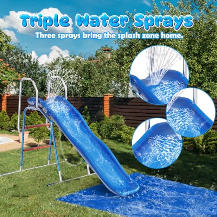 Backyard water slide for kids: - Kids Outdoor Zone のレビューと価格